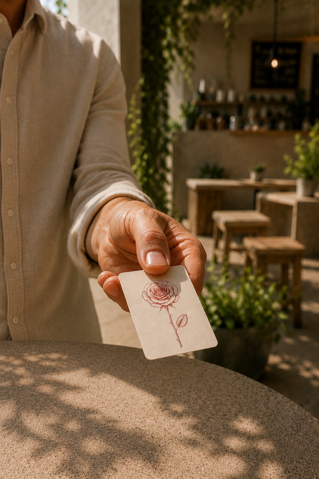 Tu donnes la carte